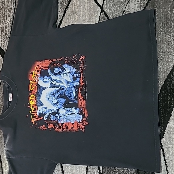VINTAGE TWISTED SISTER I WANNA ROCK! TEE-SHIRT PRICE FIRM - Picture 10 of 16